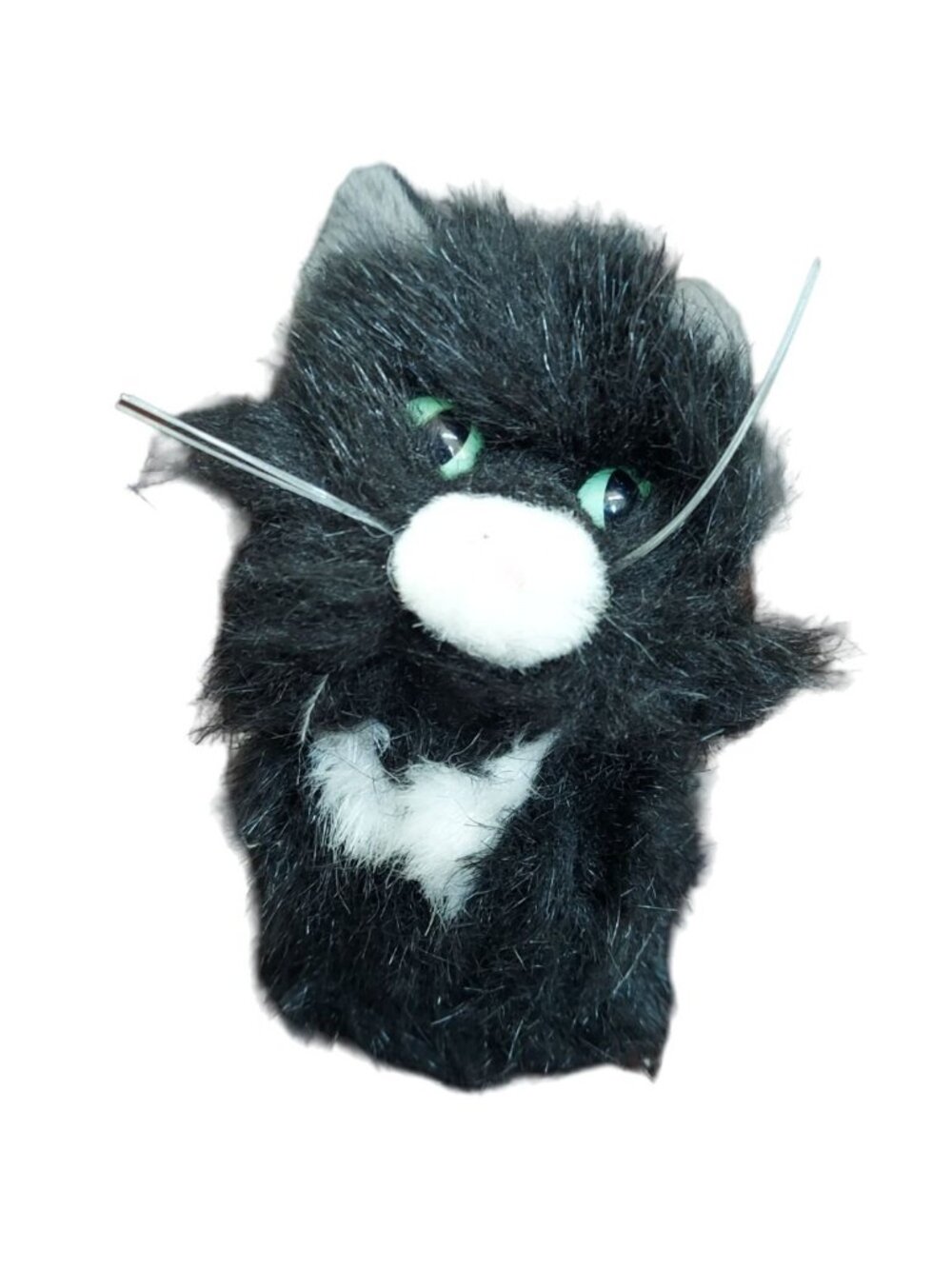 American Girl Doll Black White Cat Kitty Pet Licorice 5" Retired Plush Furry